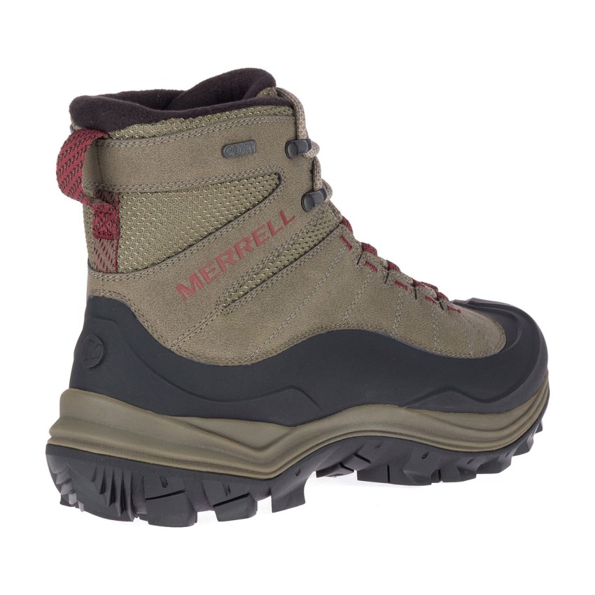 Bottes Merrell Thermo Chill Mid Shell Waterproof Marron Clair Homme | D.Z.LUWC